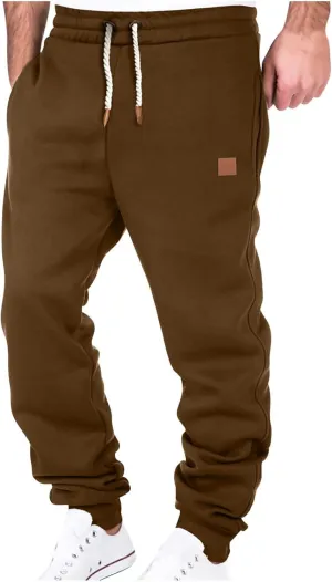 symoid Mens Sweatpants with Pockets Casual Drawstring Elastic Waist Jogger Pants Tapered Sweatpant Hiking Outerwear