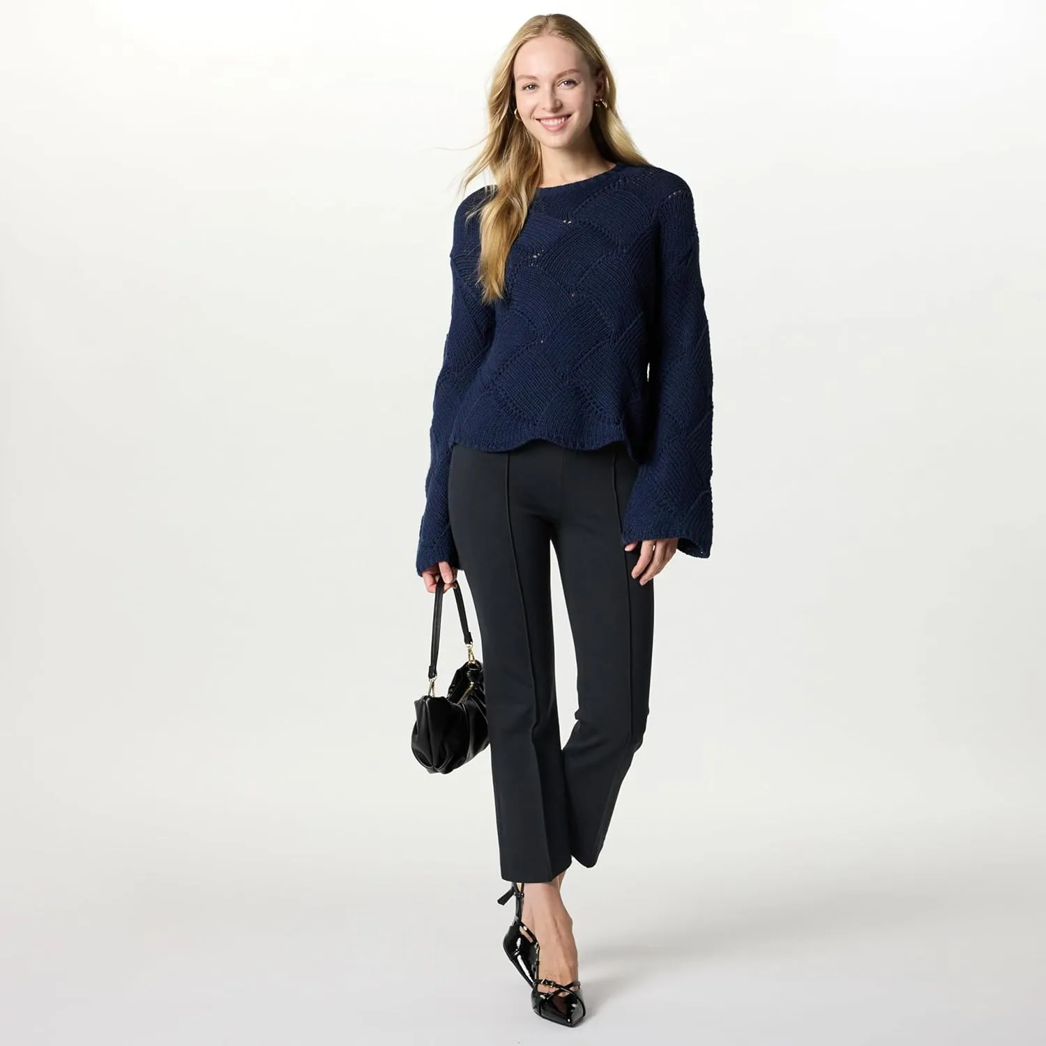 The Drop Women's Kristy Ponte Kick Crop