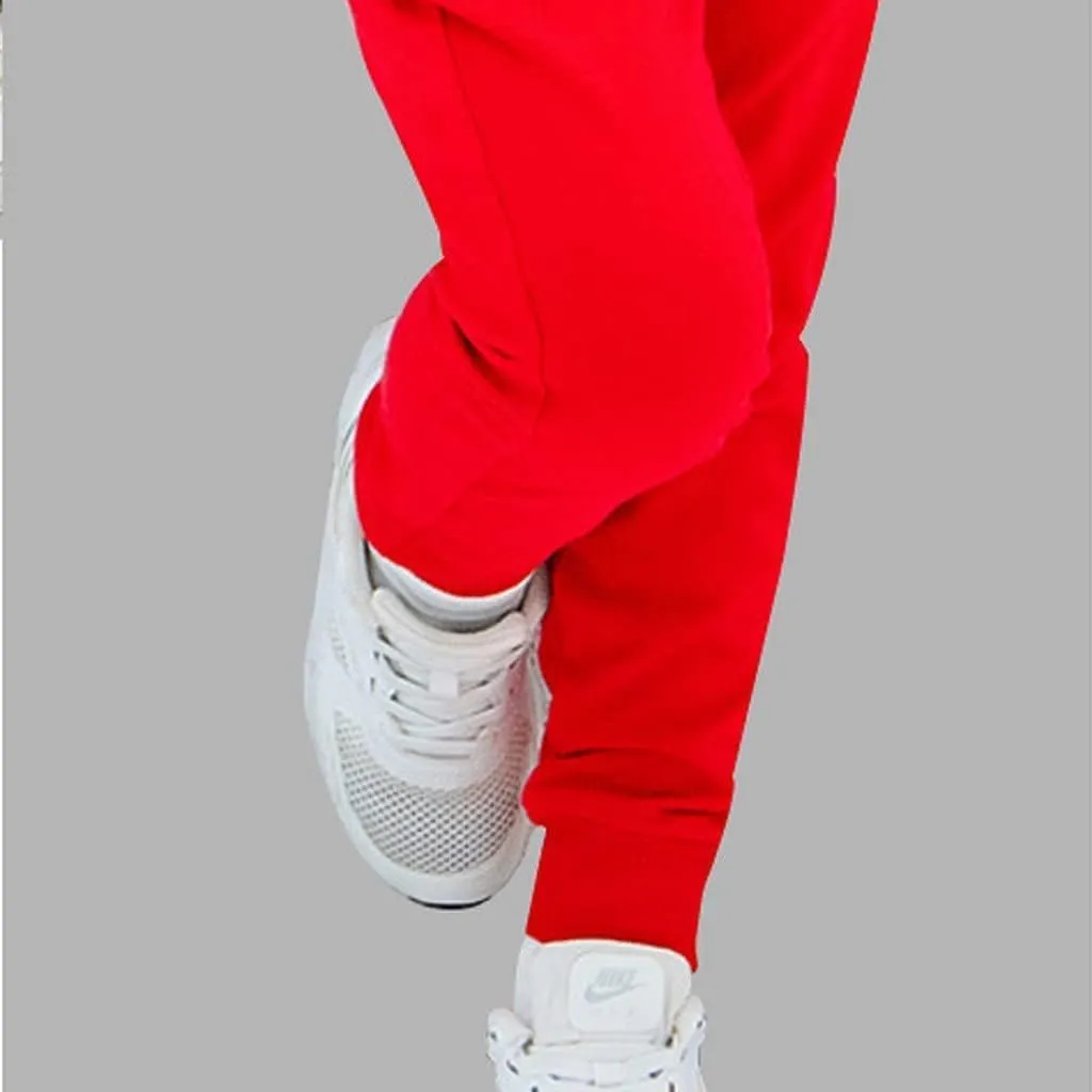 Toddler Boy Sweatpants Cotton Pull on Joggers Kids Solid Elastic Waist Baggy Sweat Boys Casual Comfy Pants