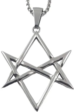 Unicursal Hexagram - Thelema Pentagram Stainless 316L - 1.5 inch