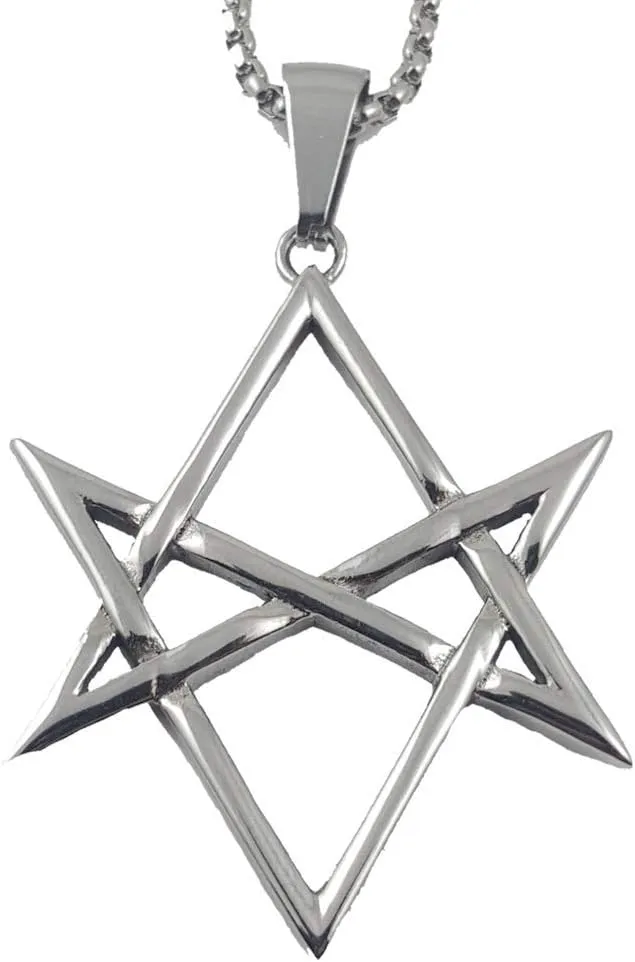 Unicursal Hexagram - Thelema Pentagram Stainless 316L - 1.5 inch