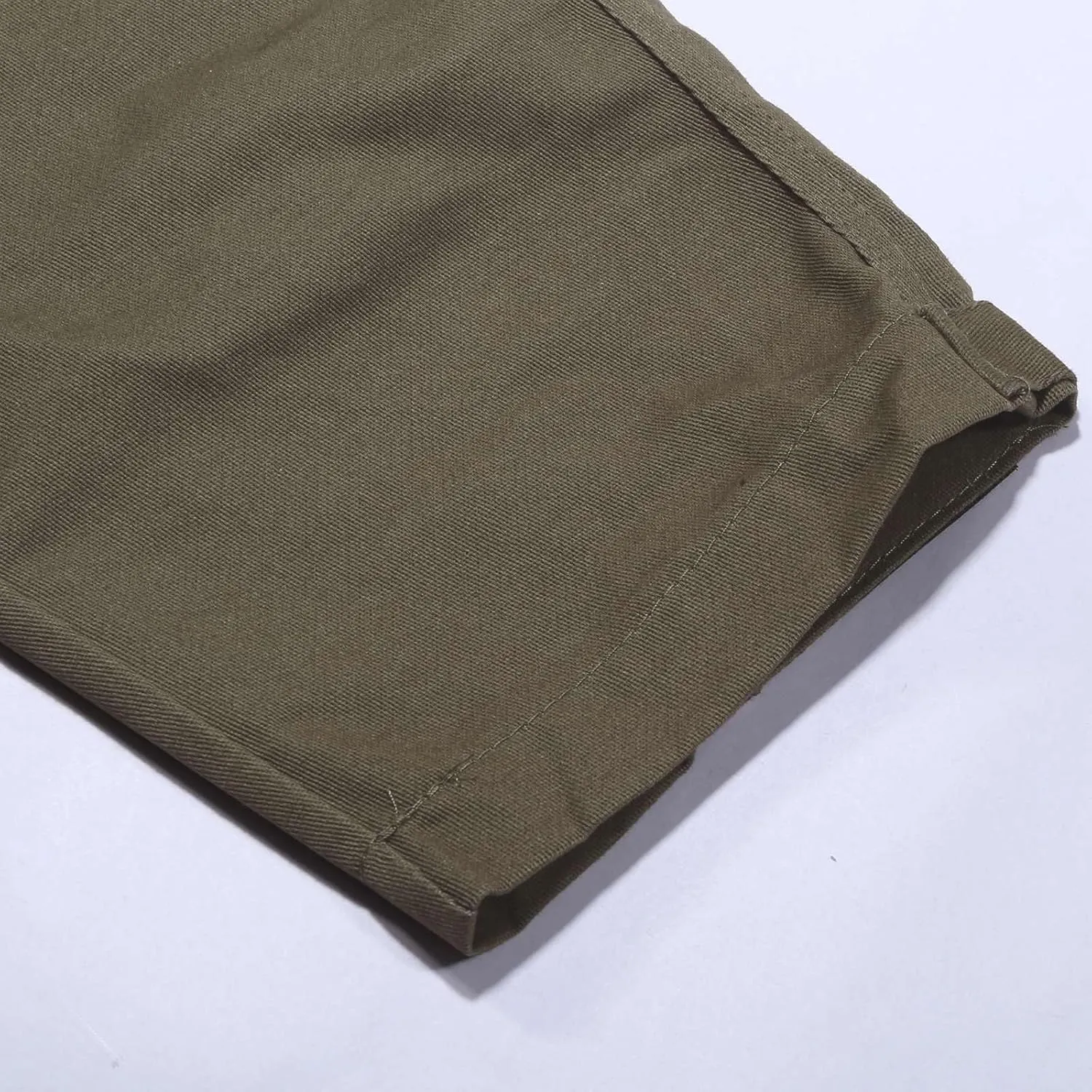 Utility Cargo Pants Men Scrub Work Pants Stretch Waist   Side Zipper Pockets Technicians Royal Blue & Hunter Green