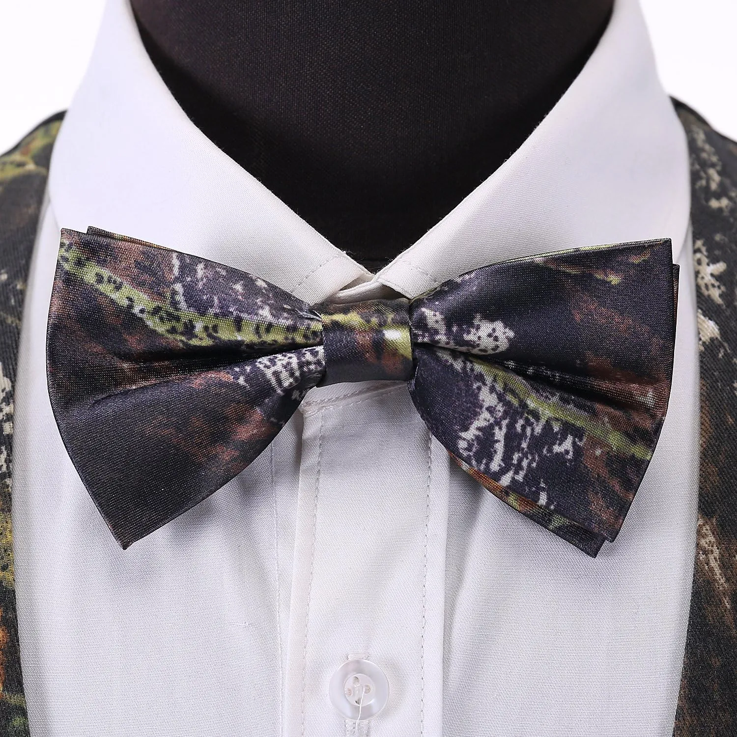 Vest For Men Camo Vest For Wedding Grooms Men's Hunting Sleeveless Camouflage Vest