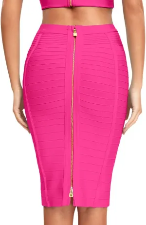 Women's Bandage Skirt High Waist Bandage Skirt Pencil Skirt