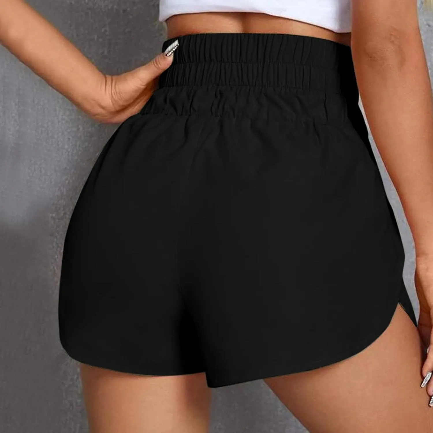 Womens Casual Gym Yoga Shorts Workout Running Athletic Shorts High Waisted Lounge Shorts Plus Size Summer Cute Shorts
