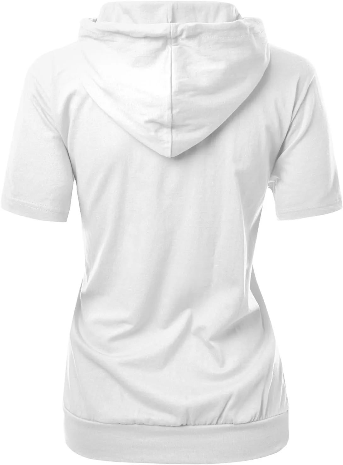 Women's Cotton Zip up Hoodie T-Shirt