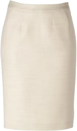 Women's Wool/Silk/Linen Pencil Skirt