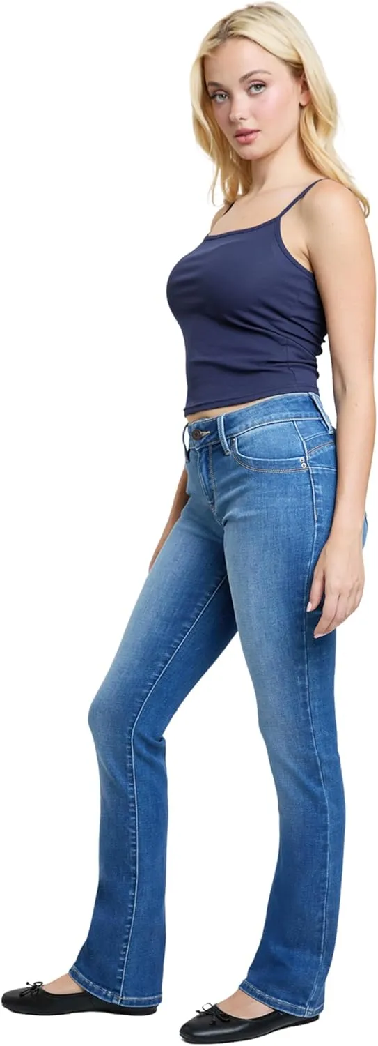 YMI Women's Wannabettabutt Bootcut Jeans