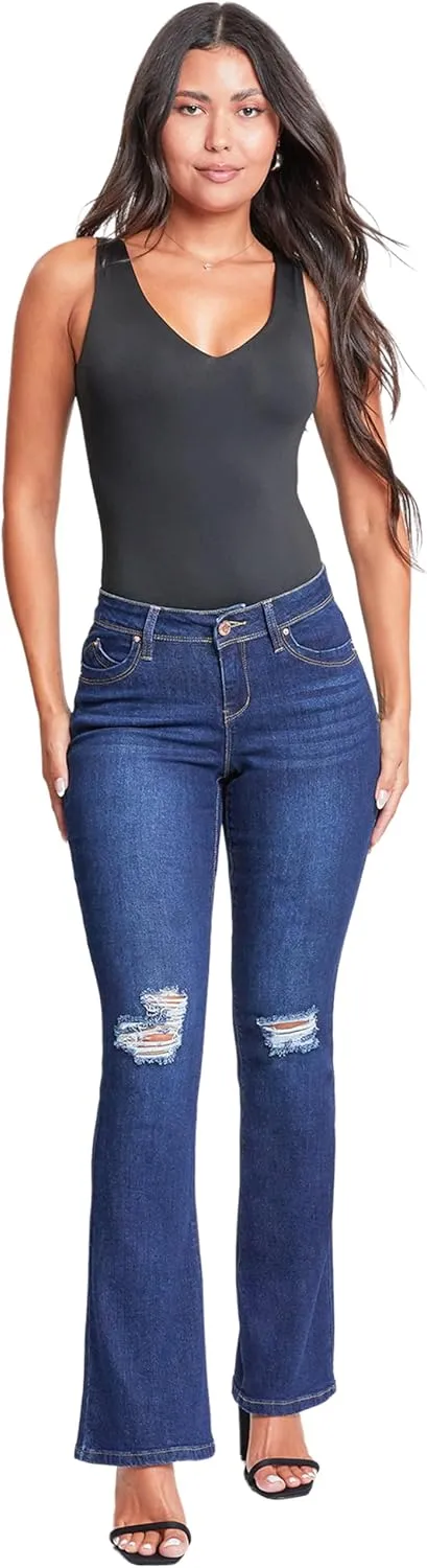 YMI Women's Wannabettabutt Bootcut Jeans